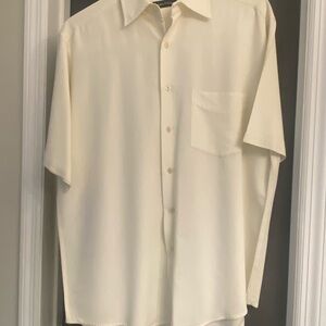 Nautica Men's Button Down Cream Shirt